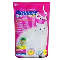 Силікагелевий наповнювач для котячого туалету Power Cat, 3,8 л