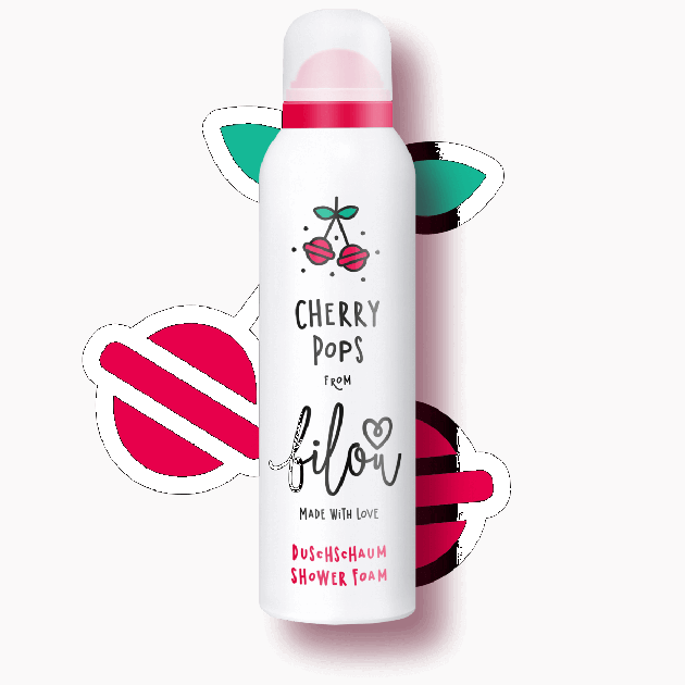 Пінка для душу Bilou Shower Foam Cherry Pops 200мл