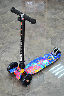 Самокат Best Scooter Maxi Бест Скутер Максі прінт, 1338