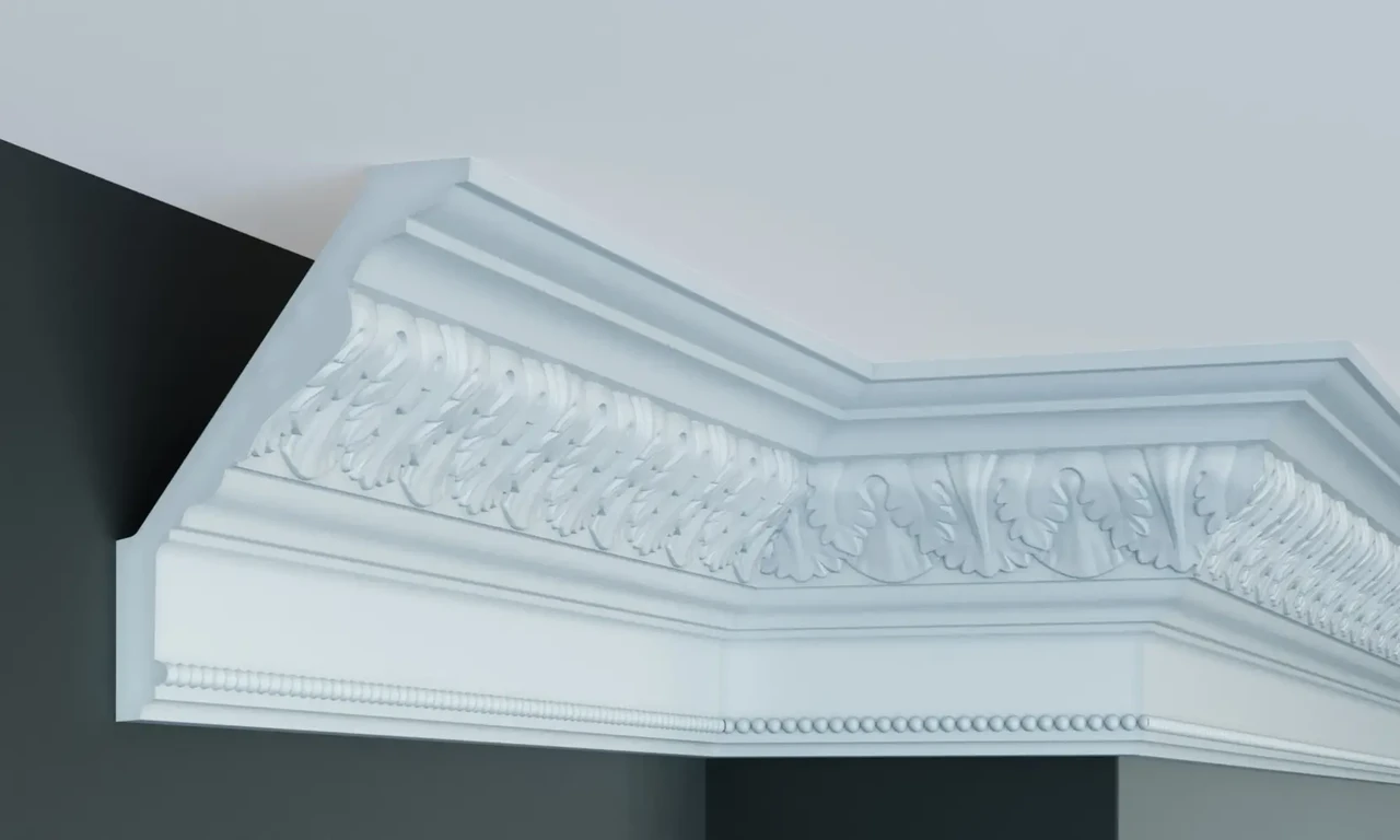 Стельовий плінтус Gaudi C110 (18х12,4)см, довжина 2м