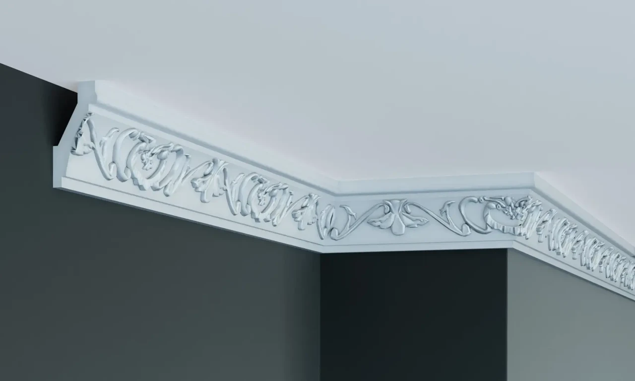 Стельовий плінтус Gaudi C141 (7,5х3,5)см, довжина 2м