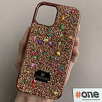 Чехол для Apple iPhone 11 Pro чехол с камнями на телефон айфон 11 про розовый w2q