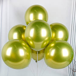 Латексні кулі повітряні хром 18 дюймів fruit green