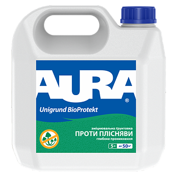 Грунтовка з антицвілевими добавками AURA Unigrund BioProtekt 1 л (39059)