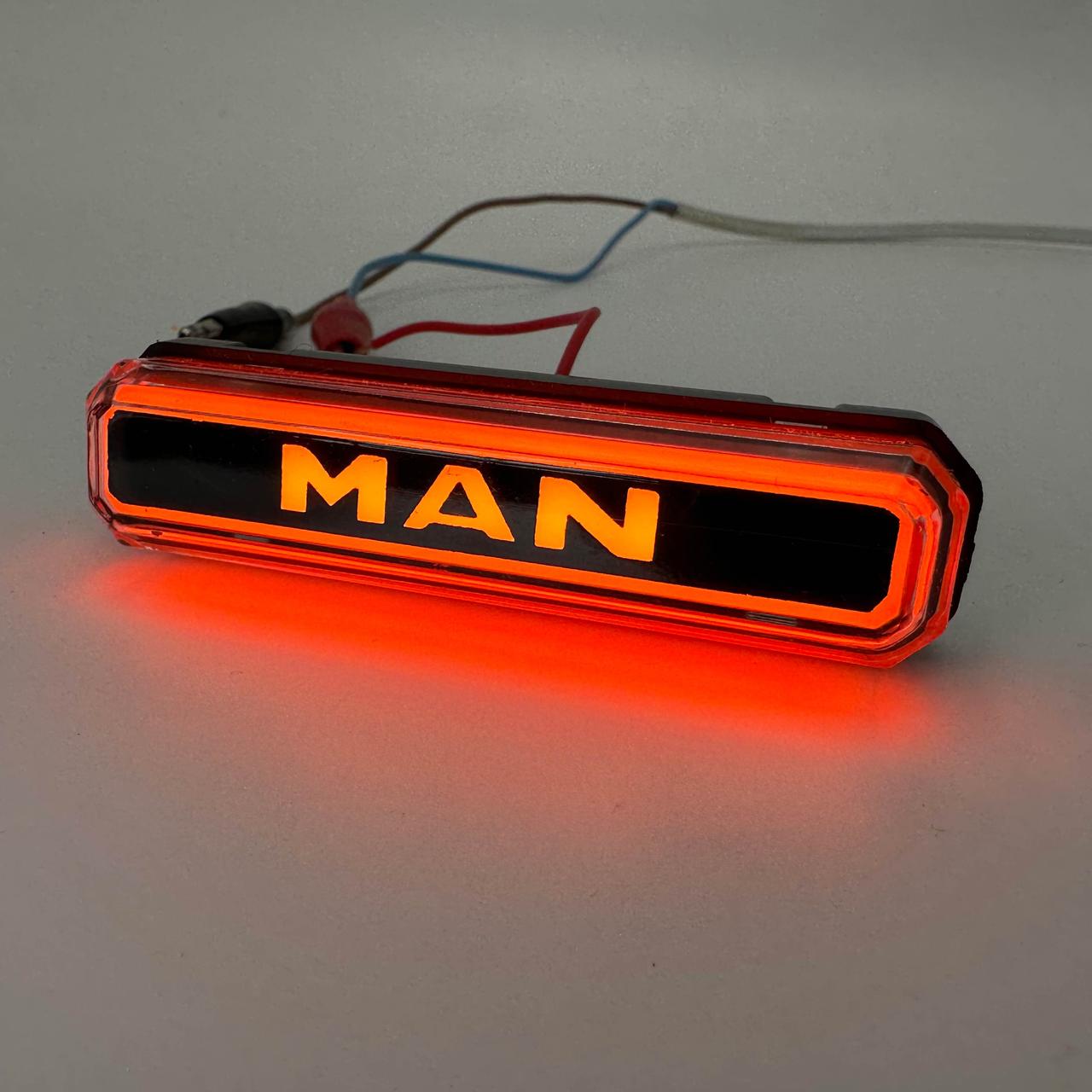 Габаритний ліхтар neon 12-24v MAN жовтий