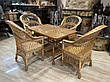 Набір плетених меблів з лози, фото 9