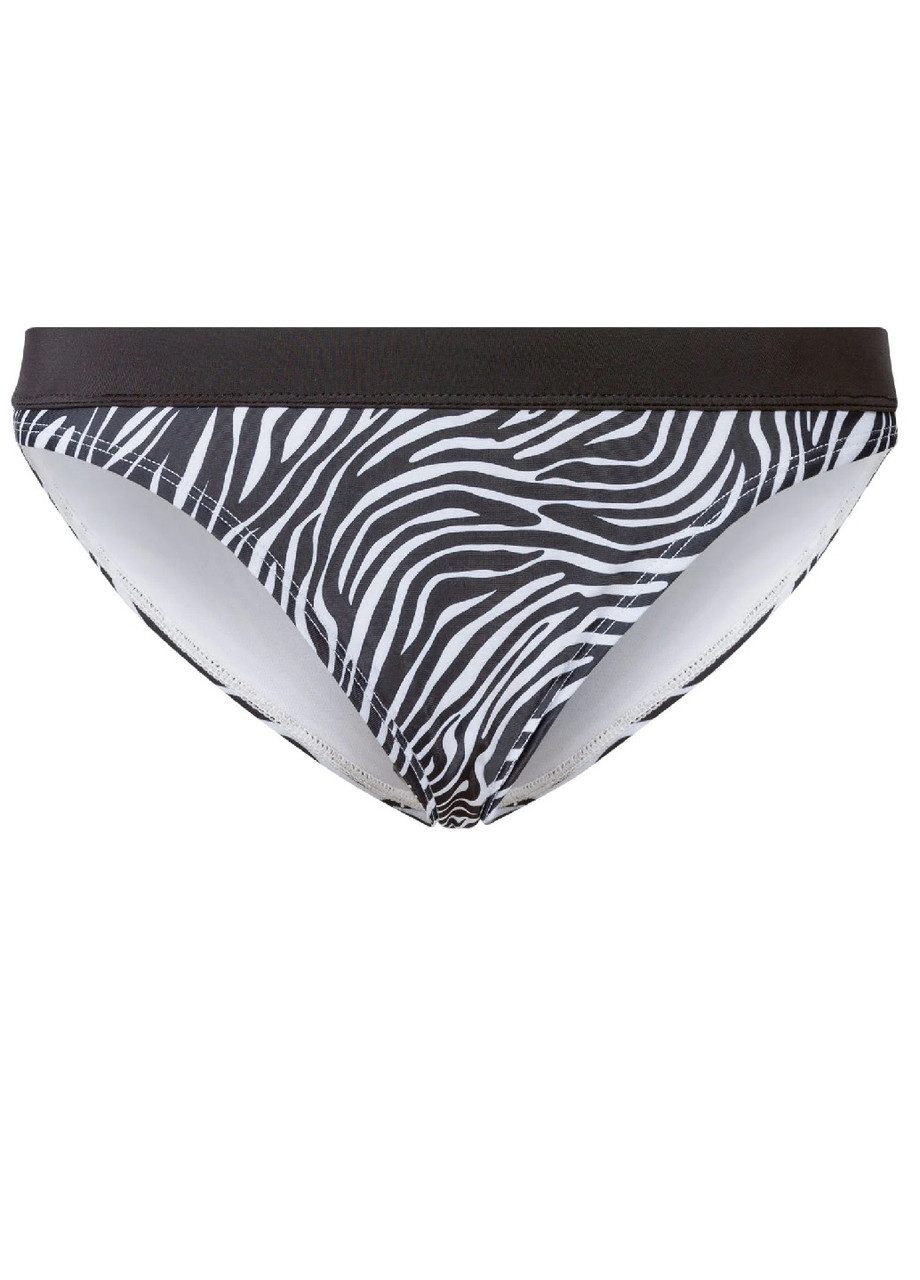 Купальні пляжні плавки жіночі з абстрактним принтом