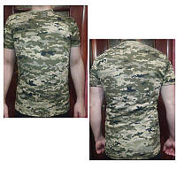 Футболка для военнослужащих пиксель Тактические футболки военные камуфляжные ВСУ Армейские футболки wsx