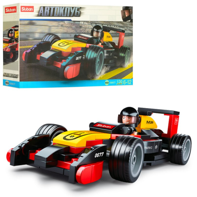 Конструктор SLUBAN M38-B0677 "Car Club": машина, 120 деталей, фото 1