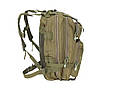 Армійський тактичний рюкзак Iso Trade Military XL зелений 8920 (35 л, Польща), фото 4