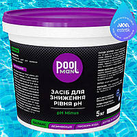 Poolman pH минус 5кг химия для бассейна