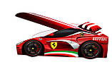 Ліжко-машинка 70*150 Эліт ELIT E-2 Ferrari Червоний, фото 5