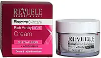 Revuele Ночной крем для лица с гиалуроном Bioactive Skincare 3D Hyaluron Rich Vitality Night Cream, 50 мл