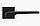 Ручка для дверей на розетці MVM Z-1807 BLACK Чорна, фото 3