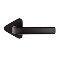 Ручки для межкомнатных дверей на розетке S-1105 BLACK черная