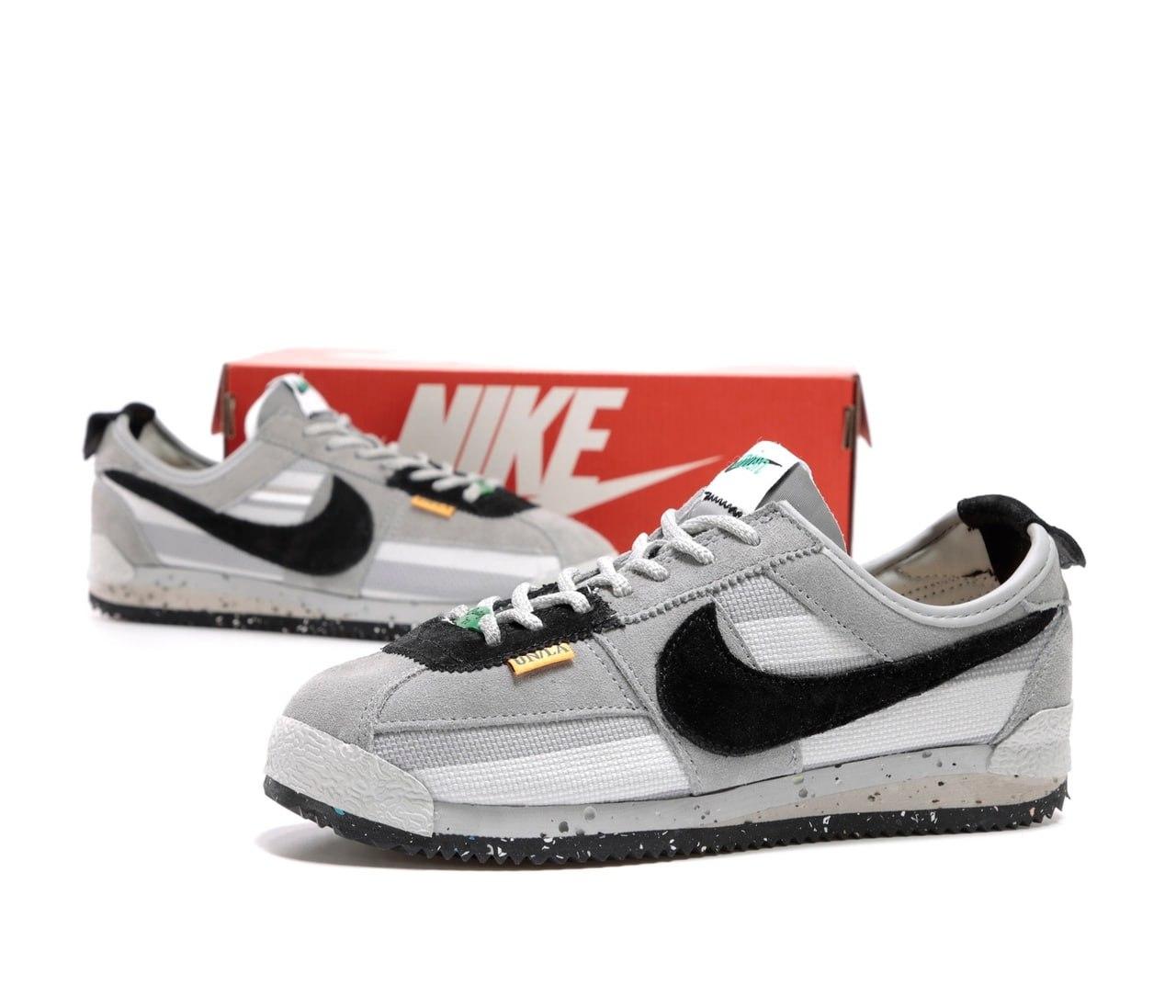 Чоловічі сірі Кросівки Nike Cortez x UNION
