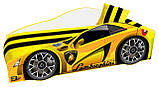 Ліжко-машинка 80*170 Эліт ELIT E-3 Lamborghini Жовтий, фото 3