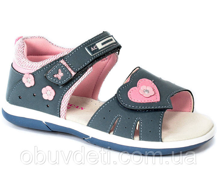 Відкриті  босоніжки для дівчинки american club 29 р-р - 18,7 см