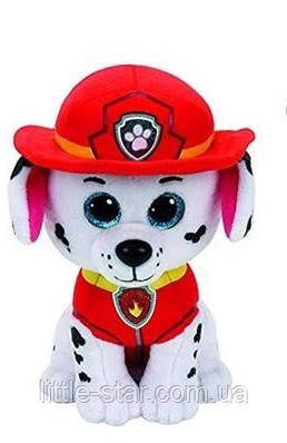 М'яка іграшка Щенячий патруль, 22 см, пожежник Маршал, фото 1