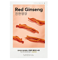 Тканевая маска с экстрактом красного женьшеня Missha Airy Fit Sheet Mask Red Ginseng