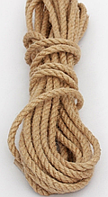 Канат джутовий/для рукоділля/Джутова мотузка для кігтеточки/Шпагат джутовий шнур д.8мм