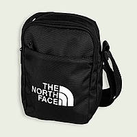 Барсетка The North Face черная мужская Сумка через плечо ТНФ Сумка TNF