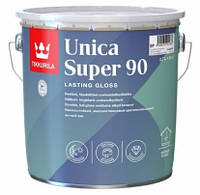 Лак Unica Super 90 Tikkurila для дерева глянцевий Уніка Супер 2,7 л