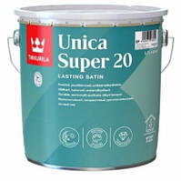 Лак Unica Super для дерева полуматовый Уника Супер Tikkurila 0,9л