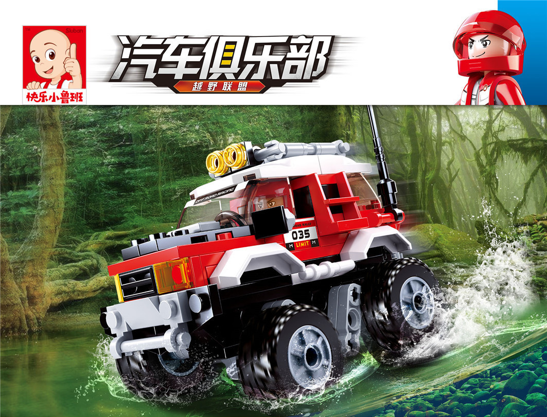 Конструктор Sluban M38 - B0663B Позашляховик, 145 деталей, 1 фігурка, фото 1