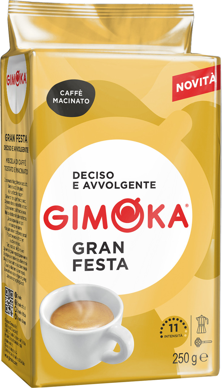 Молотый кофе Gimoka Gran Festa 250 гр. - фото 1 - id-p276747213
