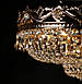 Кришталева стельова люстра в золоті до 25 кв.м із прозорими підвісками Splendid-Ray 30-2030-17, фото 4