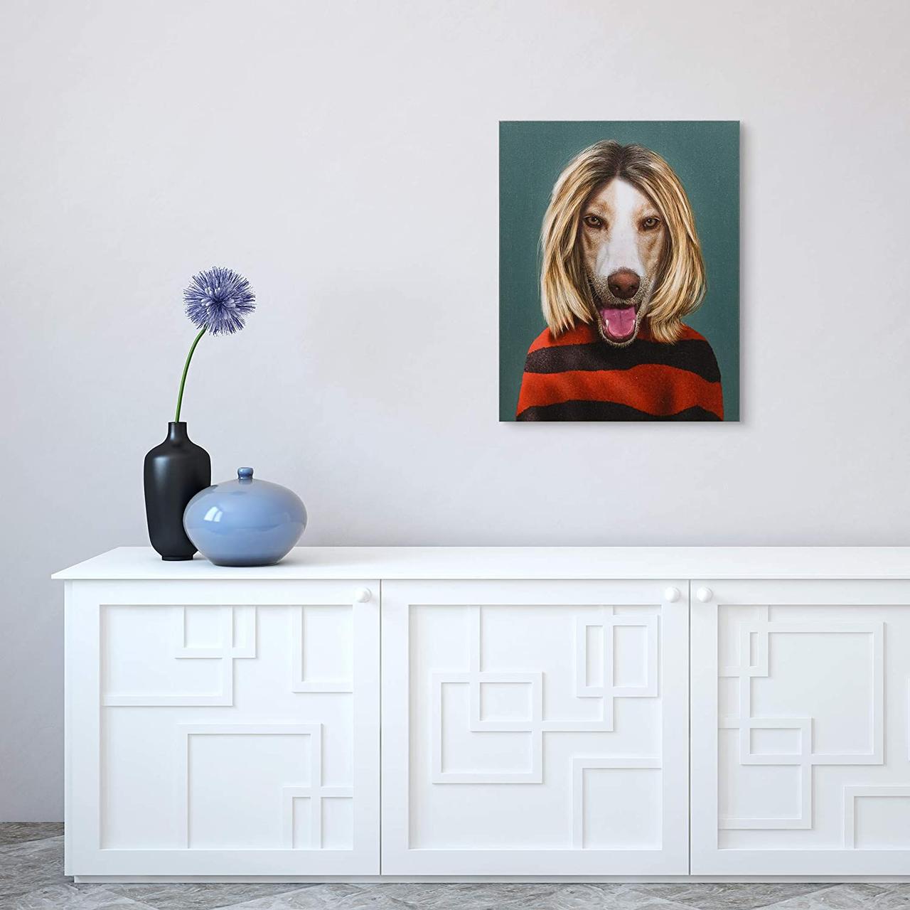 Ready to Hang Empire Art Direct Pets Rock Daisy Графика на обернутом холсте с изображением кошки, настенн - фото 5 - id-p1815126129