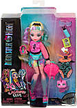 Лялька Монстер Хай Лагуна Блю Monster High Lagoona Blue Doll з аксесуарами та піранією HHK55 Mattel Оригінал, фото 3