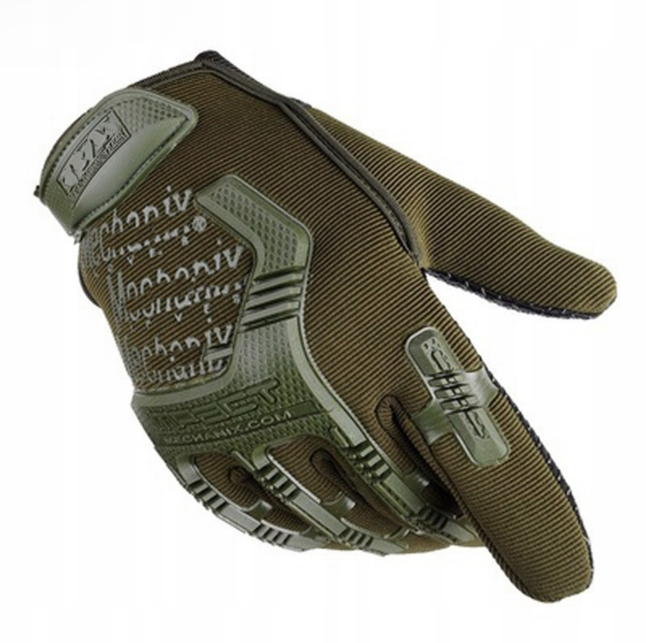 Рукавички тактичні нейлонові Mechanix Mpact Хакі, Розмір XL