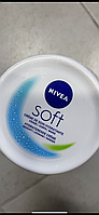 Универсальный увлажняющий крем Nivea soft для ежедневного ухода за кожей с витамином Е, 200 мл