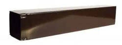 Труба металева 90х90мм 0.5м (коричнева) для витяжок та вентиляції