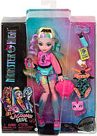 Кукла Монстер Хай Лагуна Блю Monster High Lagoona Blue Doll с аксессуарами и пираньей HHK55 Mattel Оригинал