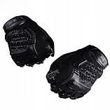 Рукавички тактичні нейлонові Mechanix Mpact Чорний, Розмір XL, фото 3