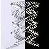 Шнурки світловідбивні білі, фото 2