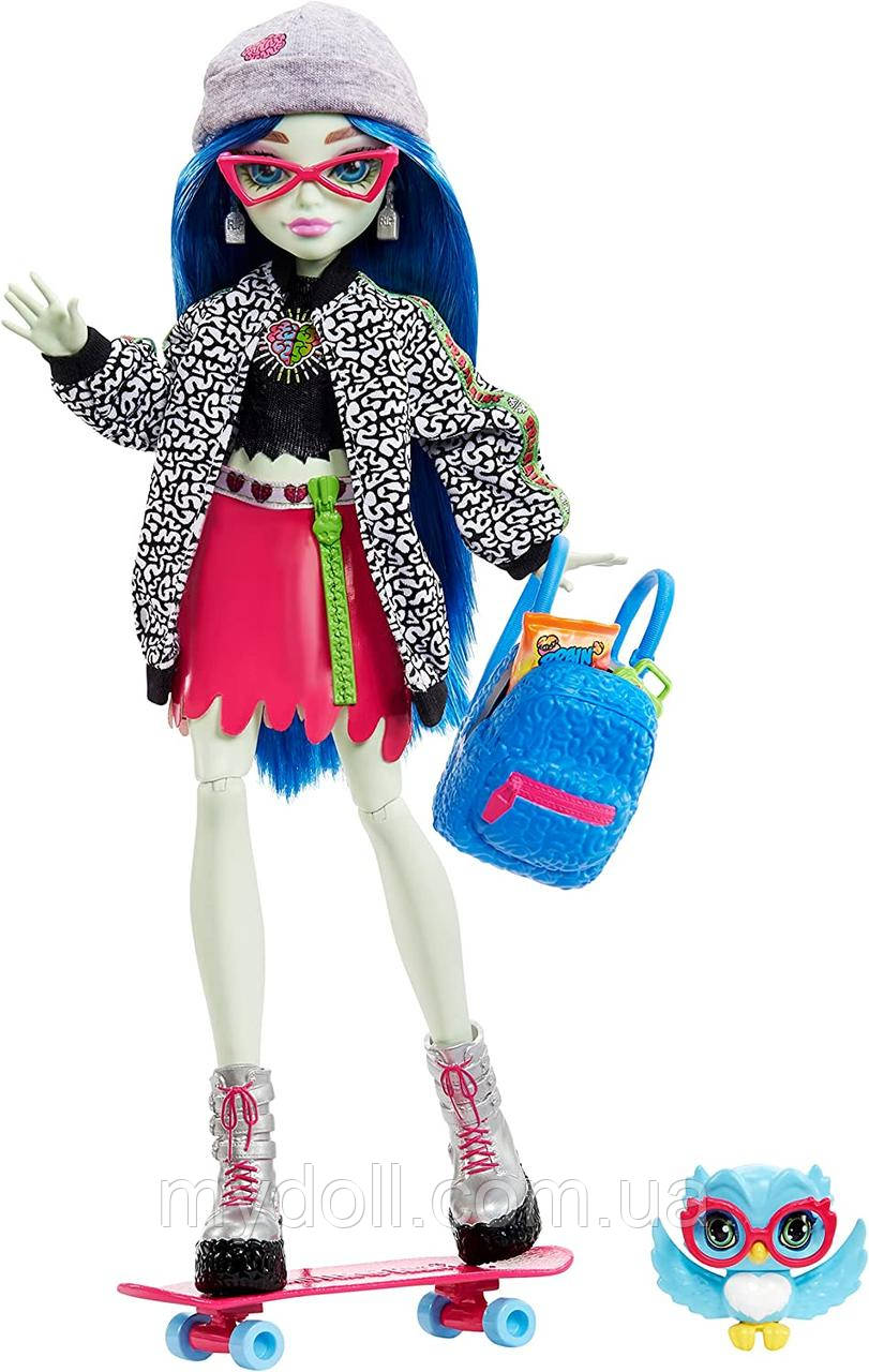 Лялька Монстер Хай Гулія Йелпс Monster High Ghoulia Yelps Doll G3 з аксесуарами та совою HHK58 Mattel Оригінал