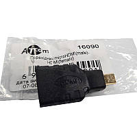 Переходник ATcom microHDMI (папа) / HDMI (мама)