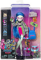 Кукла Монстер Хай Гулия Йелпс Monster High Ghoulia Yelps Doll с аксессуарами и совой HHK58 Mattel Оригинал