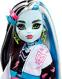 Лялька Монстер Хай Френкі Штейн Monster High Frankie Stein Doll G3 з аксесуарами та вихованцем HHK53 Mattel Оригінал, фото 6
