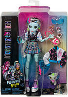 Кукла Монстер Хай Фрэнки Штейн Monster High Frankie Stein Doll с аксессуарами и питомцем HHK53 Mattel Оригинал