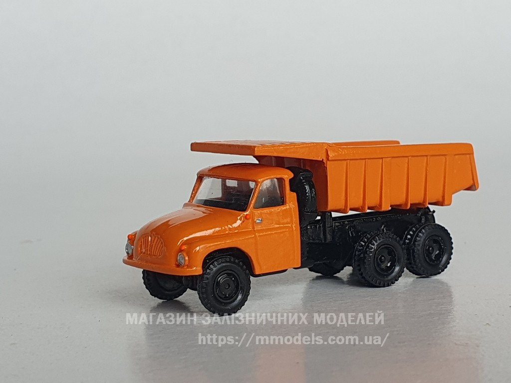 Модель вантажний автомобіль - самоскид TATRA 138 (помаранчевий), масштабу 1/120, ТТ
