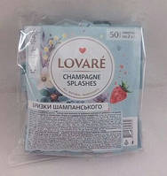 Чай у пакетиках Ловаре Lovare Бризки шампанського 50 шт у конверті