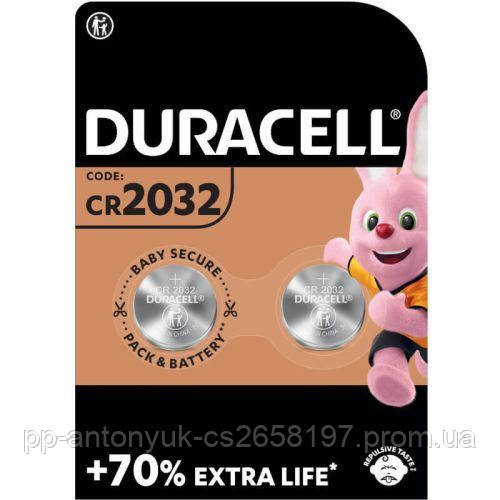 Батарейка тип CR2032 Duracell DL2032 DSN 2ШТ.