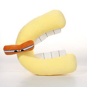 Алфавіт Лор іграшка м'яка антистрес Roblox буква C 20 см жовтий