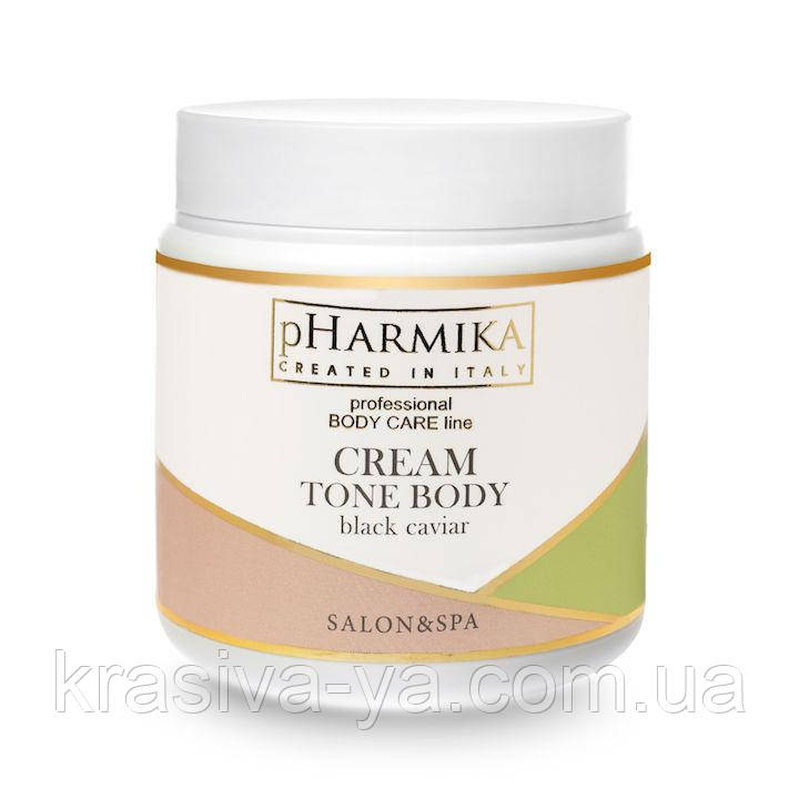 Крем для тонусу тіла з чорною ікрою Cream Tone Body Black Caviar, 500 мл