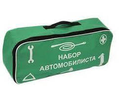 Сумка техдопомоги бордова (45х20х12) 1 відділ "Набір Автомобіліста"